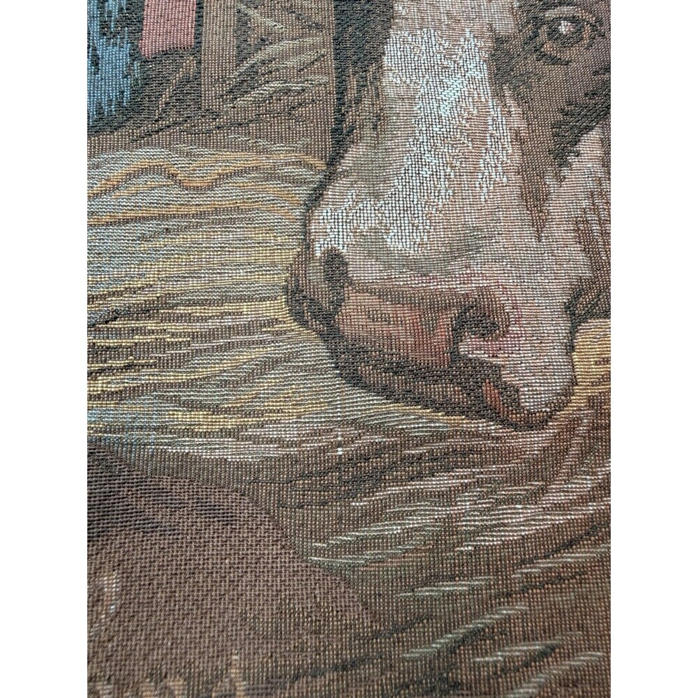 VTG PP Rubens Adoration of the Magi Belgian Jacquard Woven Wall Tapestry 43"x29" - Picture 9 of 16